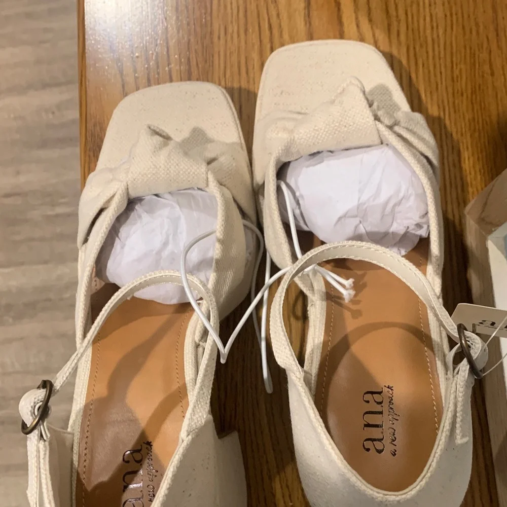 a.n.a Holland Natural Platform Sandals